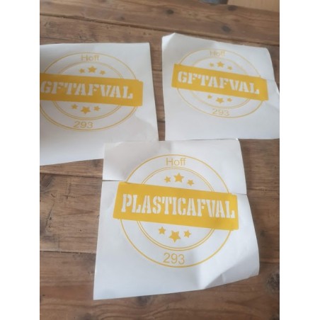 containersticker rond