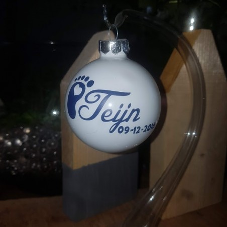kerstballen met naam