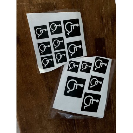 rolstoelsticker