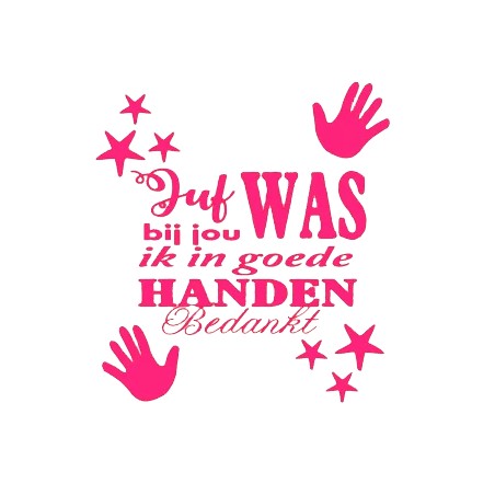 ik was in goede handen sticker