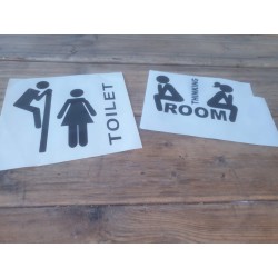 Toilet sticker
